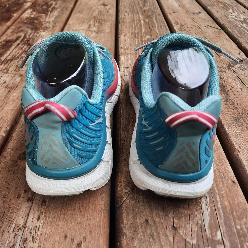 Hoka One One Clifton 5 Road Running Shoes Marlin Blue Ribbon Sneakers Size 9 - Picture 11 of 15